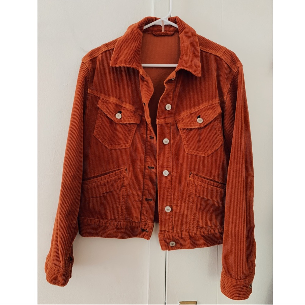 Free People Corduroy Trucker Jacket